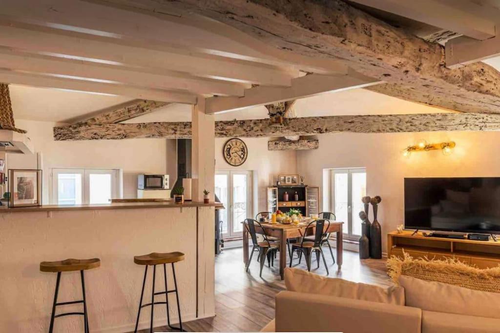 Appartement Cocooning, Climatise, Au Coeur D'Agen Dış mekan fotoğraf