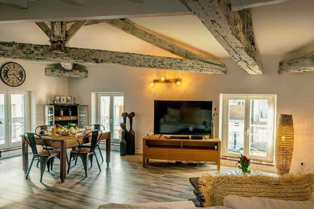 Appartement Cocooning, Climatise, Au Coeur D'Agen Dış mekan fotoğraf